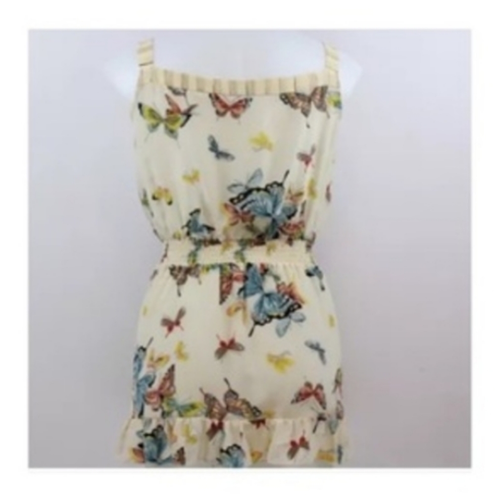 On Sale! 100% silk butterfly Nanette Lepope top - Picture 2 of 3